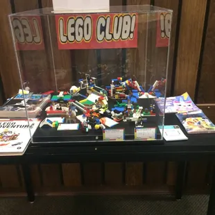 Legs display in the kids area