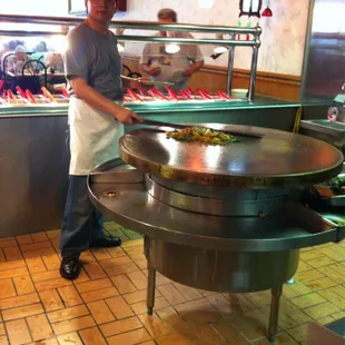 sushi and sashimi, interior