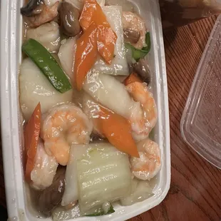 Shrimp with Chinese Vegetables