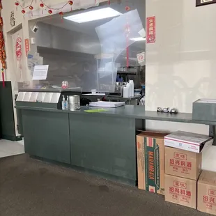 Front desk area. They have you circle on the paper menu what you want. Which was super nice!
