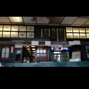 the front of the restaurant