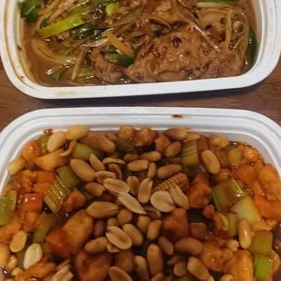 Mongolian Beef &amp; Kung Pao Chicken