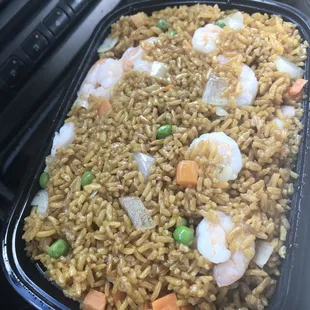 Large Shrimp Fried Rice