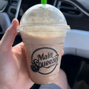 Frozen blended mocha