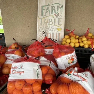 oranges, apples, and lemons