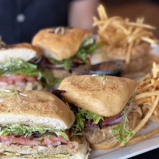 Crab cake sandwich