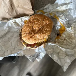 Backwood Bacon Burger