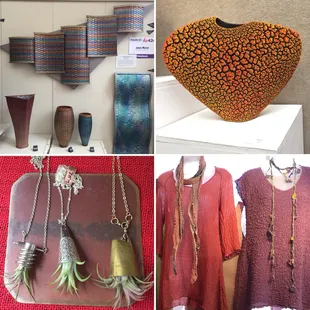Woven Metals, James Mosier - Ceramic, Randy O'Brien - Living Jewelry, Suzanne Schmid - Hand-dyed  Clothing, Leah Dziewit (Favorites of 2018)