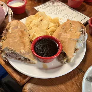 Italian beef sandwich