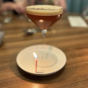 Dark of night espresso martini