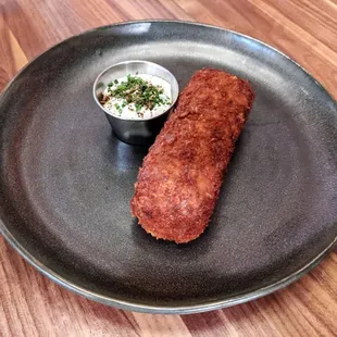 Steak and Potato Croquette