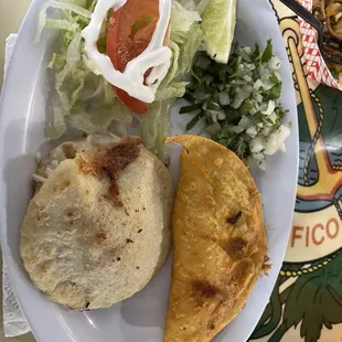Taco Birria and Gorditas ( chicken)