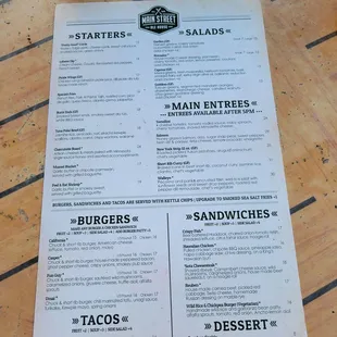 Phots are current menu as of August 2024, cheese curds and short rib curry