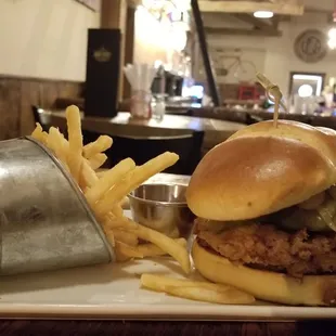 Fried Chicken Thigh Sandwich