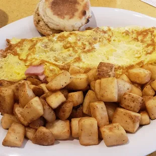 Yowzaa! Those potatoes were incredible and not greasy!