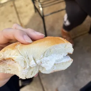 Hair literally INSIDE my bagel