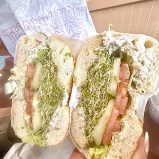 9-17-23 Uh huh best bagel place in Sac