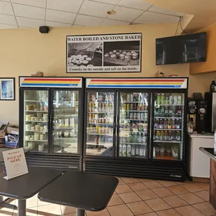 the inside of a store