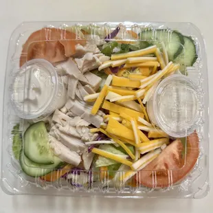 Choice of Turkey/Chicken salad. Grab &amp; Go