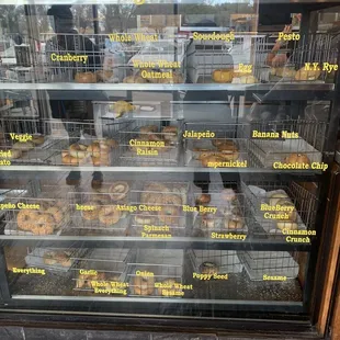 Selection of bagels