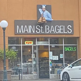 Front of establishment