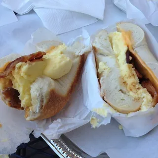 #1 Egg and Cheese bagel