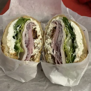 Special Croissant Sandwich ( Ham, turkey , bacon and avocado)
