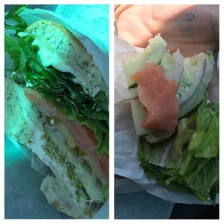 Lox and cream cheese only