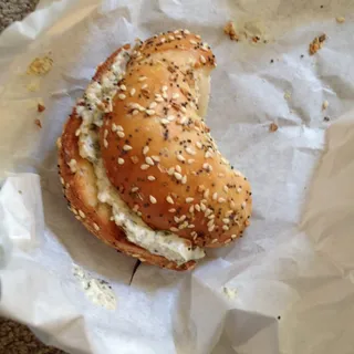 Bagel with Herb Spread