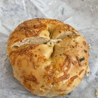 bagel with sundried spread