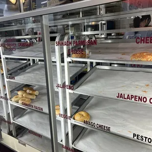 Bagel options 10am Saturday