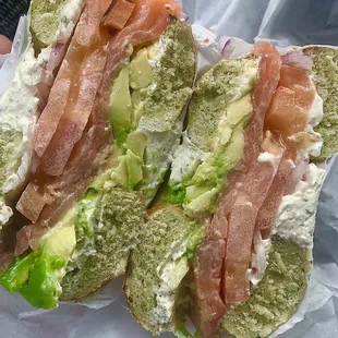 Lox Bagel Sandwich