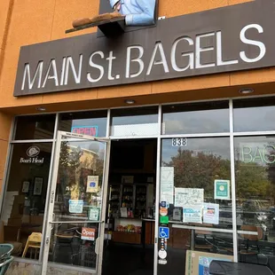 the front of the store