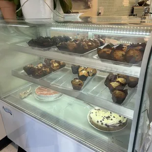 a display of pastries