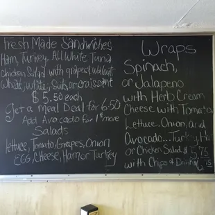 This was the lunch menu on the day I visited.