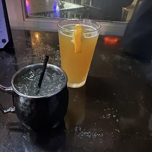 Peach Mule &amp; Blue Moon