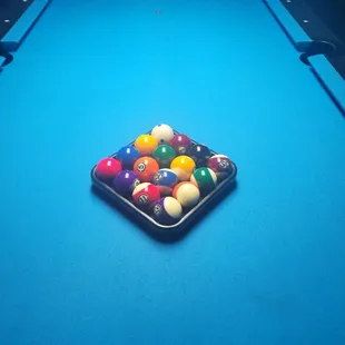a pool table