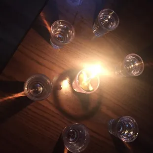 Shots w candles!