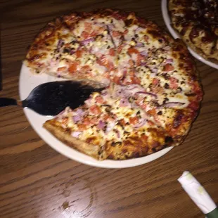 Veg pizza!