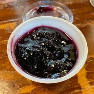 House made blueberry and lemon jam