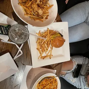 Kids plates, nice size portion.