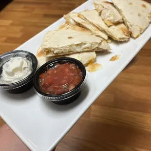 Chicken Cheese Quesadilla