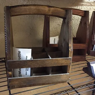 Handmade 6 pack carriers.