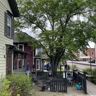 the front of the house