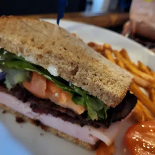Club sanwhich with added turkey!