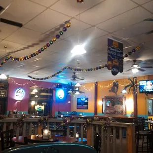 Interesting decor....