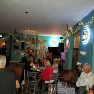 Band just getting started... Soon dance floor was packed!!