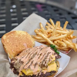 Double Burger Combo
 $15.17
