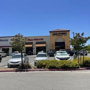 outside