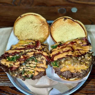 burgers, food